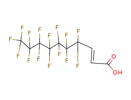 trans-4,4,5,5,6,6,7,7,8,8,9,9,10,10,10-Pentadecafluordecen<sup>(2)</sup>-saeure