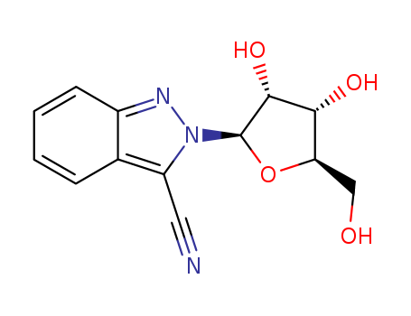 2H-Indazole-3-carbonitrile,2-b-D-ribofuranosyl- cas  31818-85-6