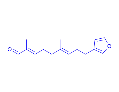 Molecular Structure of 25529-78-6 (9-(3-Furyl)-2,6-dimethyl-2,6-nonadienal)