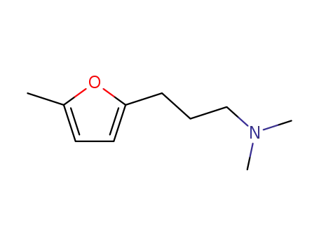 Molecular Structure of 25435-33-0 (N,N,5-Trimethyl-2-furan-1-propanamine)