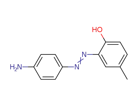 Molecular Structure of 25717-11-7 (2-(p-Aminophenylazo)-4-methylphenol)