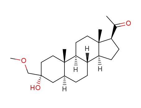 3α-hydroxy-3β-methoxymethyl-5α,17β-pregnan-20-one