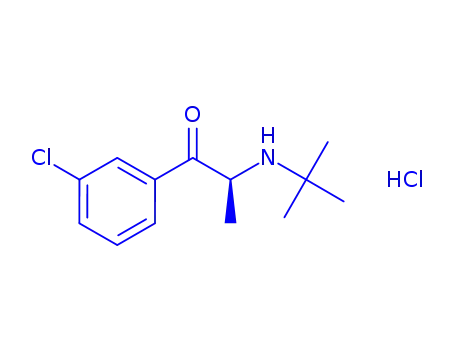 Molecular Structure of 31677-93-7 (Bupropion hydrochloride)
