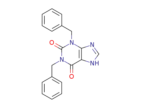 Molecular Structure of 31542-68-4 (1,3-dibenzyl-3,7-dihydro-1H-purine-2,6-dione)