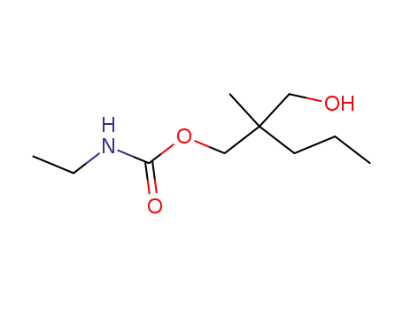 Molecular Structure of 25462-16-2 (2-(hydroxymethyl)-2-methylpentyl ethylcarbamate)
