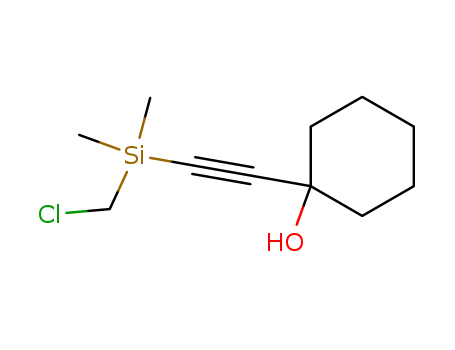 Cyclohexanol,1-[2-[(chloromethyl)dimethylsilyl]ethynyl]- cas  25911-25-5