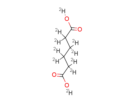Molecular Structure of 25373-21-1 (ADIPIC-D8 ACID-D2)