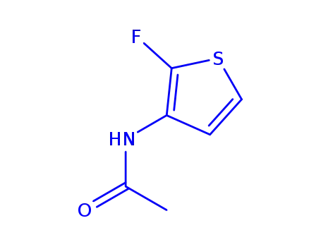 Molecular Structure of 258522-51-9 (Acetamide, N-(2-fluoro-3-thienyl)- (9CI))