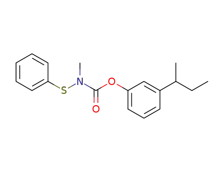 N- 메틸 -N- (페닐 티오) 카르 밤산 3- (1- 메틸 프로필) 페닐 에스테르