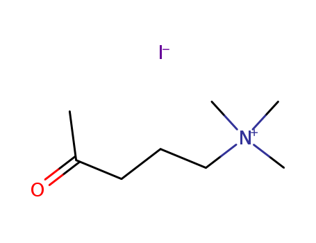 1-Pentanaminium,N,N,N-trimethyl-4-oxo-, iodide (1:1)