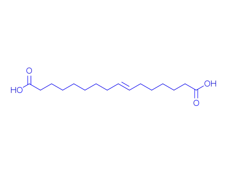 Molecular Structure of 253687-18-2 ((Z)-hexadec-7-enedioic acid)