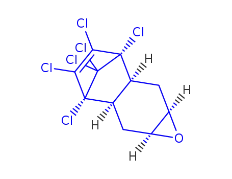 Molecular Structure of 61740-46-3 ((1aR,2aS,3R,6S,6aR,7aS)-3,4,5,6,8,8-hexachloro-1a,2,2a,3,6,6a,7,7a-octahydro-3,6-methanonaphtho[2,3-b]oxirene)