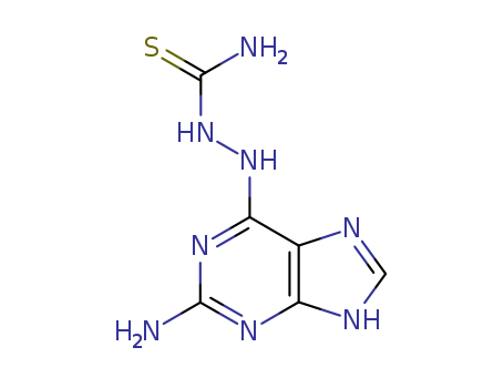 Hydrazinecarbothioamide,2-(2-amino-9H-purin-6-yl)-