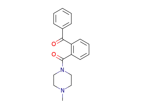 Molecular Structure of 31802-11-6 ((2-benzoylphenyl)(4-methylpiperazin-1-yl)methanone)
