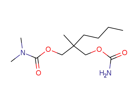 N,N-디메틸카르밤산 2-(카르바모일옥시메틸)-2-메틸헥실 에스테르