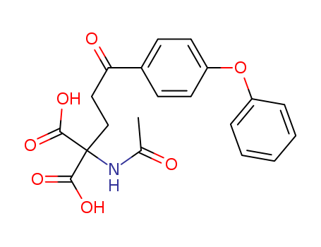 Propanedioic acid,2-(acetylamino)-2-[3-oxo-3-(4-phenoxyphenyl)propyl]- cas  2545-55-3