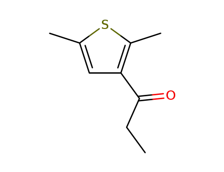 Molecular Structure of 32427-84-2 (1-(2,5-dimethyl-3-thienyl)propan-1-one)
