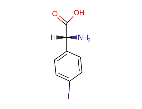 Molecular Structure of 25673-26-1 (D-4-Iodophenylglycine)