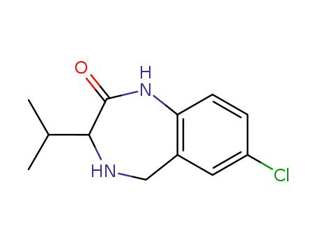 2H-1,4-BENZODIAZEPIN-2-ONE, 7-CHLORO-1,3,4,5-TETRAHYDRO-3-(1-METHYLETHYL)-