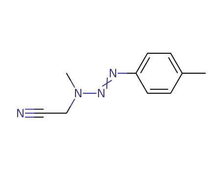 [(2E)-1-Methyl-3-(4-methylphenyl)triaz-2-en-1-yl]acetonitrile