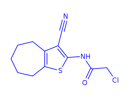 2-CHLORO-N-(3-CYANO-5,6,7,8-TETRAHYDRO-4H-CYCLOHEPTA[B]THIOPHEN-2-YL)-ACETAMIDE