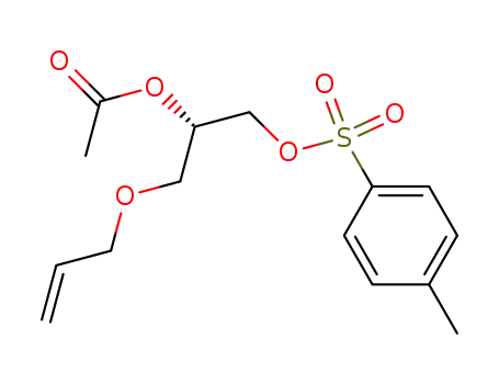 Acetic acid (S)-1-allyloxymethyl-2-(toluene-4-sulfonyloxy)-ethyl ester