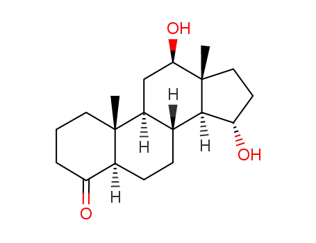 12β,15α-Dihydroxy-5α-androstan-4-on