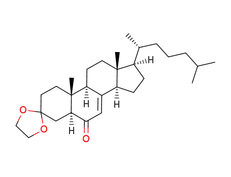 3,3-(ethylenedioxy)-5α-cholest-7-en-6-one
