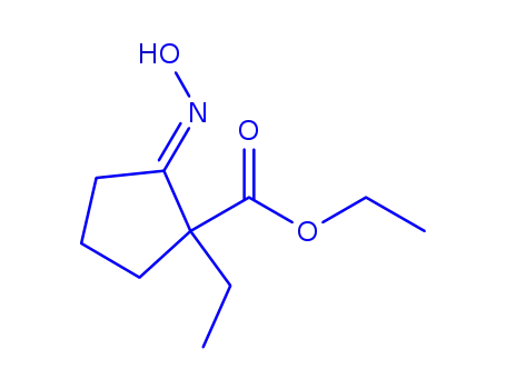 시클로펜탄카르복실산, 1-에틸-2-(히드록시이미노)-, 에틸 에스테르, (1R,2E)-