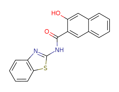 2-Naphthalenecarboxamide,N-2-benzothiazolyl-3-hydroxy- cas  25829-71-4
