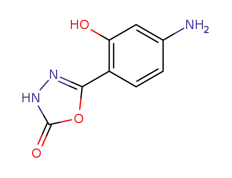 Molecular Structure of 2576-97-8 ((5E)-5-(4-amino-6-oxocyclohexa-2,4-dien-1-ylidene)-1,3,4-oxadiazolidin-2-one)