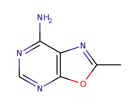 옥사졸로[5,4-d]피리미딘, 7-아미노-2-메틸-(8CI)