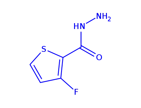 Molecular Structure of 258522-49-5 (2-Thiophenecarboxylicacid,3-fluoro-,hydrazide(9CI))