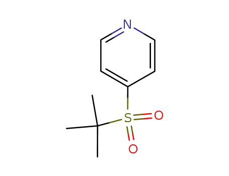 Molecular Structure of 25752-75-4 (Pyridine, 4-[(1,1-dimethylethyl)sulfonyl]- (9CI))