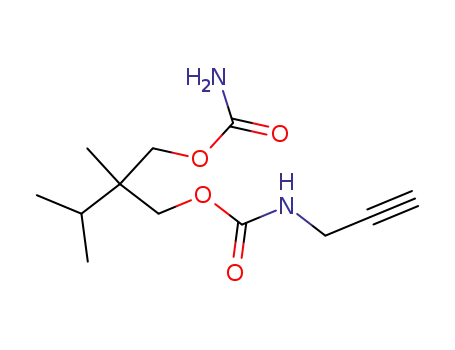 N-(2-プロピニル)カルバミド酸2-(カルバモイルオキシメチル)-2,3-ジメチルブチル
