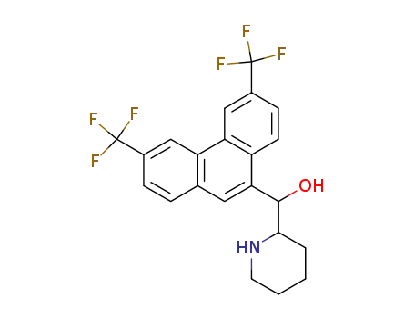α-(2-Piperidyl)-3,6-bis(trifluoromethyl)-9-phenanthrenemethanol
