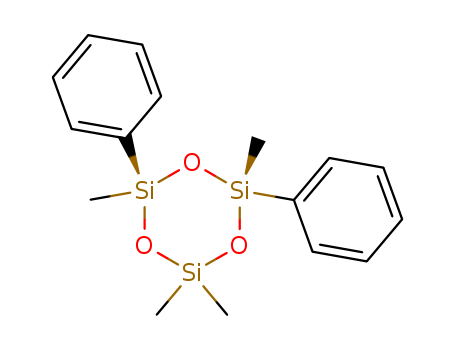 Cyclotrisiloxane,2,2,4,6-tetramethyl-4,6-diphenyl-, (4R,6R)-rel-