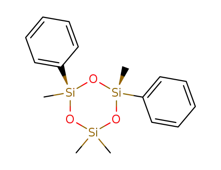 Molecular Structure of 31751-59-4 (2,2,4,6-tetramethyl-4,6-diphenyl-1,3,5,2,4,6-trioxatrisilinane)