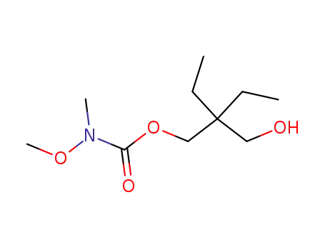 N-메톡시-N-메틸카르밤산 2-에틸-2-(히드록시메틸)부틸 에스테르
