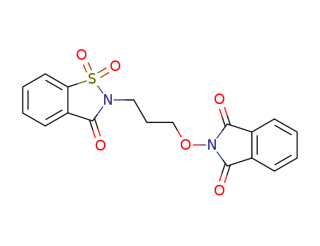 1H-Isoindole-1,3(2H)-dione,2-[3-(1,1-dioxido-3-oxo-1,2-benzisothiazol-2(3H)-yl)propoxy]- cas  25773-95-9