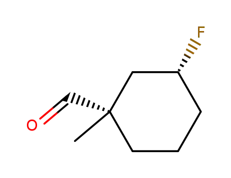 사이클로헥산카복스알데하이드, 3-플루오로-1-메틸-, (1R,3S)-(9CI)