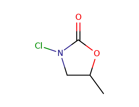 Molecular Structure of 25480-76-6 (2-Oxazolidinone,3-chloro-5-methyl-)