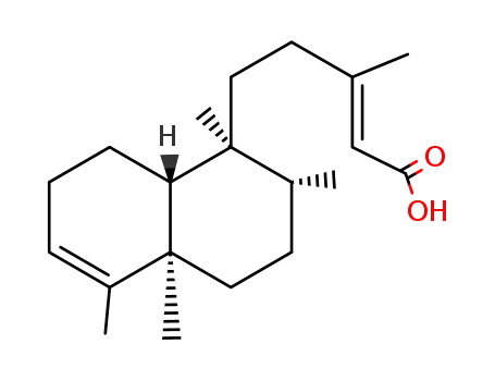 Molecular Structure of 25436-90-2 (kolavenic acid)