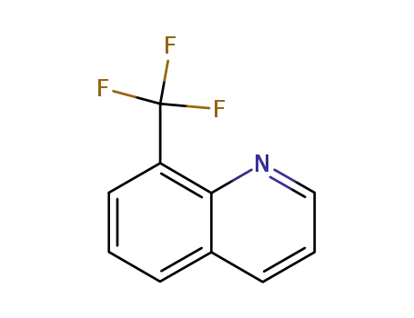 Molecular Structure of 317-57-7 (8-Trifluoromethylquinoline)