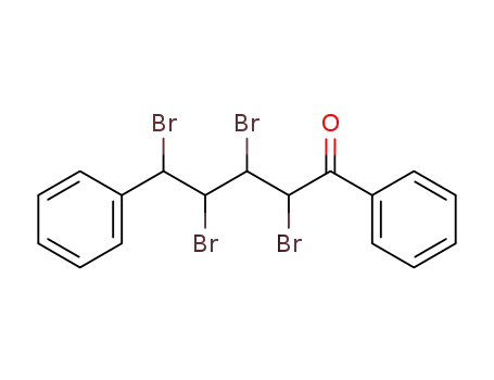 Molecular Structure of 31611-84-4 (2,3,4,5-Tetrabromo-1,5-diphenyl-1-pentanone)