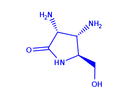 2-PYRROLIDIN-1-YLNE,3,4-DIAMINO-5-(HYDROXYMETHYL)-,(3S,4S,5S)-