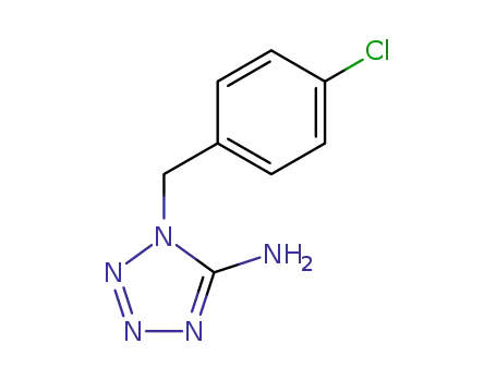 Molecular Structure of 31694-94-7 (1-(4-CHLOROBENZYL)-1H-1,2,3,4-TETRAAZOL-5-YLAMINE)