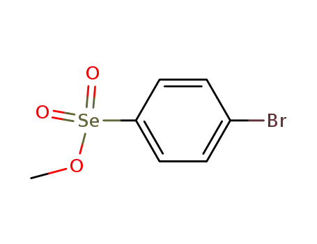 p-Bromobenzeneselenonic acid methyl ester