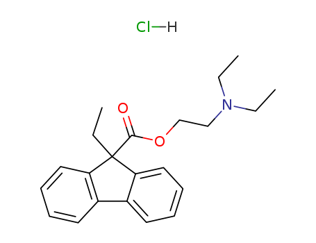 diethyl-[2-(9-ethylfluorene-9-carbonyl)oxyethyl]azanium chloride