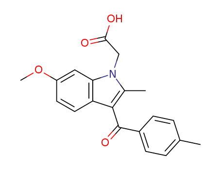 [6-methoxy-2-methyl-3-(4-methylbenzoyl)-1H-indol-1-yl]acetic acid